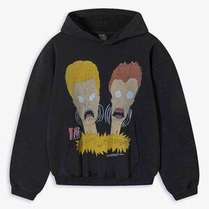 Beavis and Butt - Head Themed Hoodie Size M